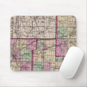 Tapis De Souris Comté de Putnam et comté de Vigo (Avec souris)