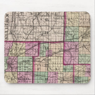 Tapis De Souris Comté de Putnam et comté de Vigo