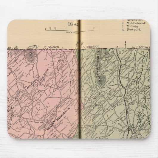 Tapis De Souris Comté de Riverheads, Augusta (Devant)