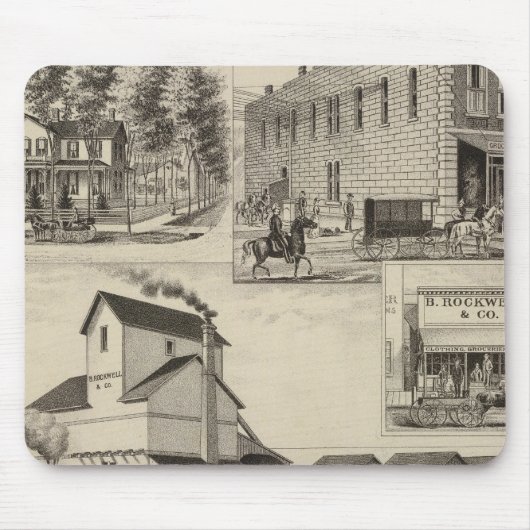 Tapis De Souris Comté de Rockwel, Kansas (Devant)