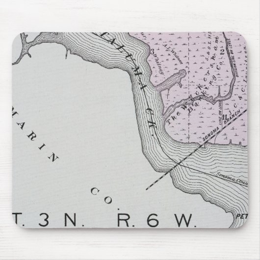 Tapis De Souris Comté de Sonoma, Californie 13 (Devant)