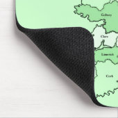 Tapis De Souris Comtés de carte de l'Irlande (Coin)