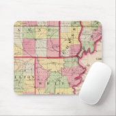 Tapis De Souris Comtés de Wayne, Edwards, Wabash, Hamilton, White (Avec souris)