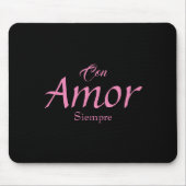 Tapis De Souris Con Amor, Siempre Mousepad (Devant)