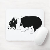 Tapis De Souris Concentration avec l'élan du corgi (Avec souris)