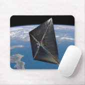 Tapis De Souris Concept artistique de NanoSail-D dans l'espace (Avec souris)