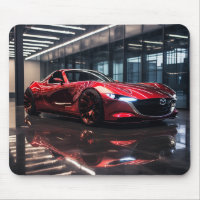 Concept Mazda MX5 Miata en Souris Cristal Rouge