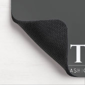 Tapis De Souris Concepteur de mode Noir (Coin)