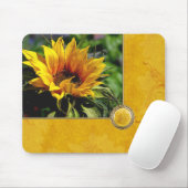 Tapis De Souris Concepteur fait sur commande Mousepad de tournesol (Avec souris)