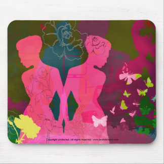 Tapis De Souris Concepteur Mousepad "d'amour de fille"
