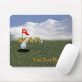 Tapis De Souris Conception #2 de golf (Avec souris)