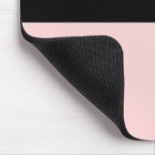 Tapis De Souris Conception 5 Mousepad de noir et de rose (Coin)