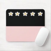 Tapis De Souris Conception 5 Mousepad de noir et de rose (Avec souris)