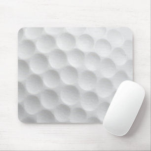 Tapis De Souris Conception à alvéoles de balle de golf blanche