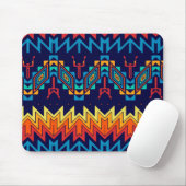 Tapis De Souris Conception abstraite de la conception tribale (Avec souris)