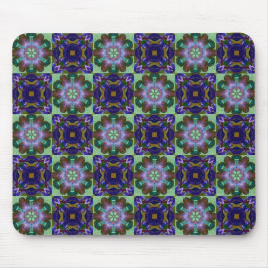 Tapis De Souris Conception Abstraite de mosaïque - (Devant)