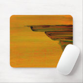 Tapis De Souris Conception abstraite jaune (Avec souris)