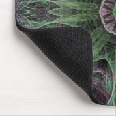 Tapis De Souris Conception Abstraite Moderne de Fractale Violette (Coin)