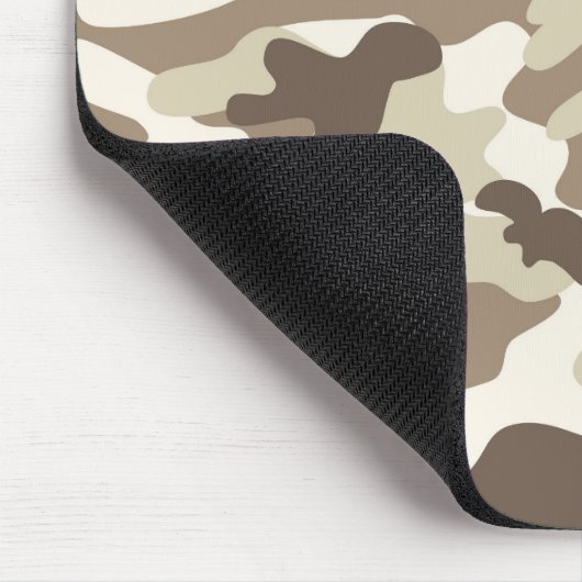Tapis De Souris Conception Camo Brown (Coin)
