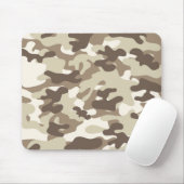 Tapis De Souris Conception Camo Brown (Avec souris)