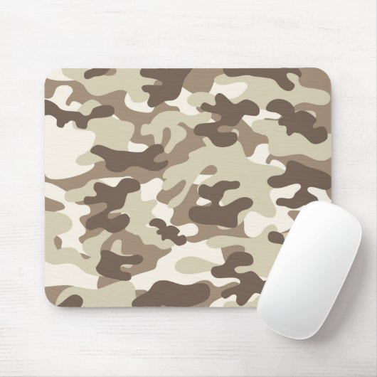 Tapis De Souris Conception Camo Brown (Avec souris)