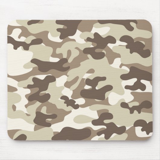 Tapis De Souris Conception Camo Brown (Devant)