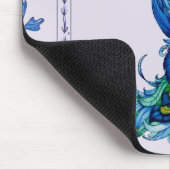 Tapis De Souris Conception classique de paon (Coin)