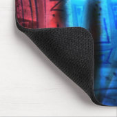 Tapis De Souris Conception colorée de graffitis (Coin)