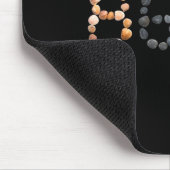 Tapis De Souris Conception côtière de roche de coquillage (Coin)