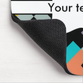 Tapis De Souris Conception d'abrégé sur formes de Connnected (Coin)