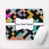 Tapis De Souris Conception d'abrégé sur formes de Connnected (Avec souris)
