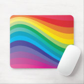 Tapis De Souris Conception d'arc-en-ciel (Avec souris)