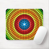 Tapis De Souris Conception d'art mandala abstrait pointillé-65904 (Avec souris)