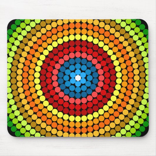 Tapis De Souris Conception d'art mandala abstrait pointillé-65904 (Devant)