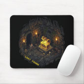 Tapis De Souris Conception d'art pixel de donjon fantastique avec  (Avec souris)