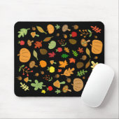 Tapis De Souris Conception d'automne (Avec souris)
