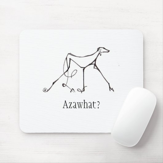 Tapis De Souris Conception d'Azawakh Mousepad de David Moore (Avec souris)