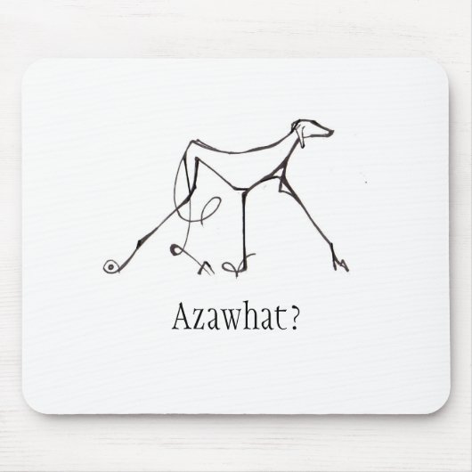 Tapis De Souris Conception d'Azawakh Mousepad de David Moore (Devant)