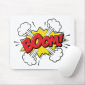 Tapis De Souris Conception de bande dessinée de boom (Avec souris)