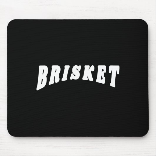 Tapis De Souris Conception de barbecue à fumée décalée Bris Bbq Ba (Devant)
