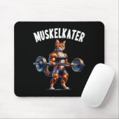 Tapis De Souris Conception de barre de chat pour les bodybuilders  (Avec souris)