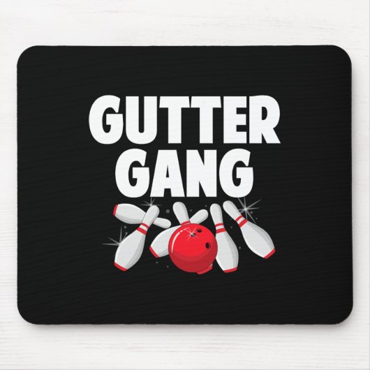 Tapis De Souris Conception De Bowling Cute Pour Hommes Femmes Bowl (Devant)