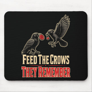 Tapis De Souris Conception de cadeau pour l'alimentation des corbe