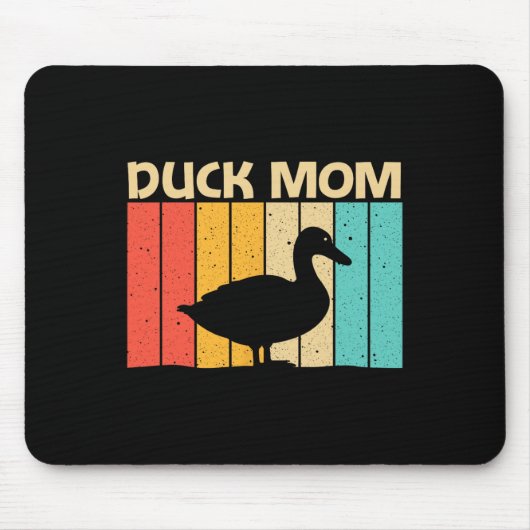Tapis De Souris Conception de canard drôle pour la mère cane agric (Devant)