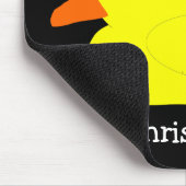 Tapis De Souris Conception de canard jaune (Coin)