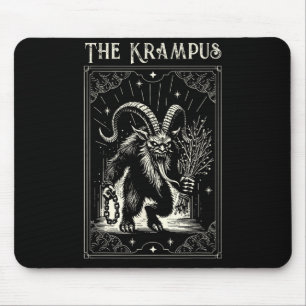Tapis De Souris Conception de carte de tarot de Krampus saison de