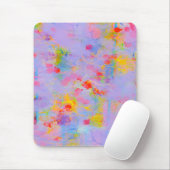 Tapis De Souris Conception de champ Fleur sauvage Abstrait (Avec souris)