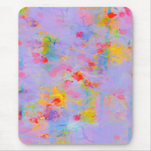 Tapis De Souris Conception de champ Fleur sauvage Abstrait
