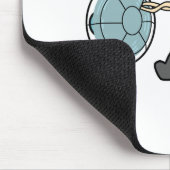 Tapis De Souris conception de chats d'été devant ventilateur | con (Coin)