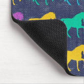 Tapis De Souris Conception de chevaux de parties scintillantes de (Coin)